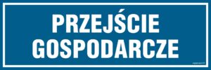 PA070 Przejście gospodarcze
