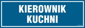 PA110 Kierownik kuchni