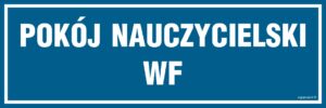 PA152 Pokój nauczycielski WF