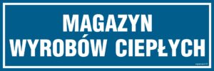 PA369 Magazyn wyrobów ciepłych