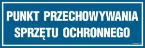 PA381 Punkt przechowywania sprzętu ochronnego