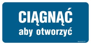 PA395 Ciągnąć aby otworzyć