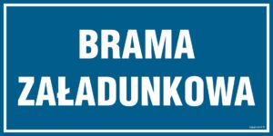 PA506 Brama załadunkowa - 6 naklejek