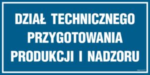 PA511 Dział technicznego przygotowania produkcji i nadzoru - 6 naklejek