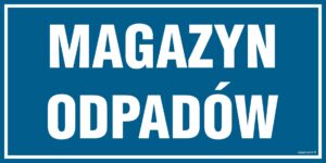 PA521 Magazyn odpadów - 6 naklejek