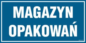 PA523 Magazyn opakowań - 6 naklejek