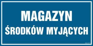 PA527 Magazyn Środków myjących - 6 naklejek