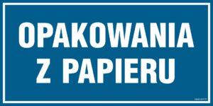 PA538 Opakowania z papieru - 6 naklejek