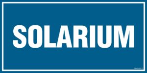 PA547 Solarium - 6 naklejek