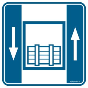 RA045 Dźwig towarowy