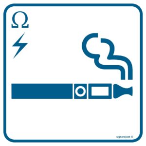 RA126 Tu wolno palić papierosy elektroniczne