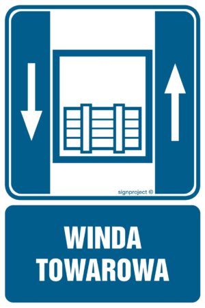 RB006 Dźwig towarowy