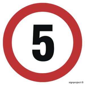 SA003 Ograniczenie prędkości 5