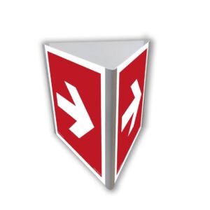 BA811 Kierunek do miejsca rozmieszczenia sprzętu pożarniczego lub urządzenia ostrzegającego (3D dościenny)