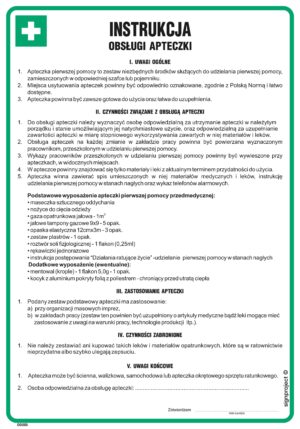DD005 Instrukcja obsługi apteczki