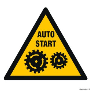 GE006 Uruchamia się automatycznie - 12 naklejek