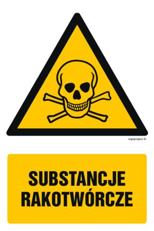 GF007 Substancje rakotwórcze - 9 naklejek