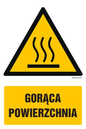 GF030 Gorąca powierzchnia - 9 naklejek