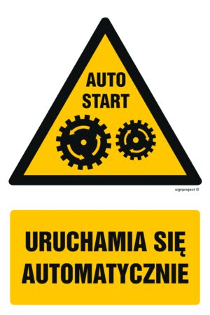 GF032 Uruchamia się automatycznie - 9 naklejek