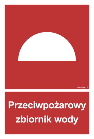 BB007 Przeciwpożarowy zbiornik wody - 9 naklejek
