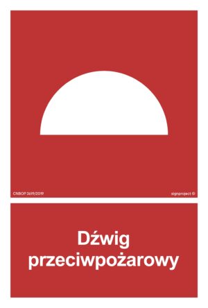 BB009 Dźwig przeciwpożarowy - 9 naklejek