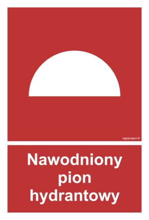 BB019 Nawodniony pion hydrantowy - 9 naklejek