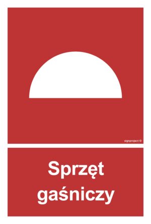 BC005 Sprzęt gaśniczy - 9 naklejek