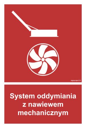 BC060 System oddymiania z nawiewem mechanicznym - 9 naklejek