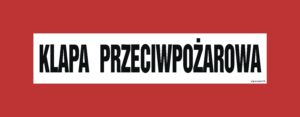 BC116 Klapa przeciwpożarowa