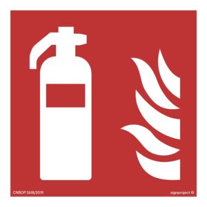 BF001 Gaśnica - 12 naklejek