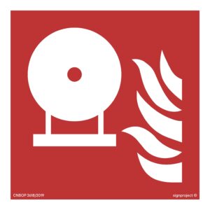 BF013 Stała butla gaśnicza - 12 naklejek