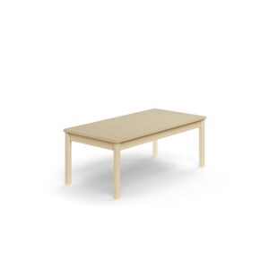 Stół DECIBEL, 1400x700x530 mm, HPL redukujący hałas, brzoza