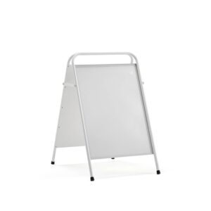 Stojak reklamowy/potykacz, 500x700 mm, biały