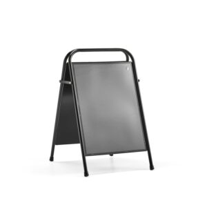 Stojak reklamowy/potykacz, 500x700 mm, czarny