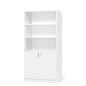 Szafa THEO, drzwi, 2100x1000x470 mm, biały