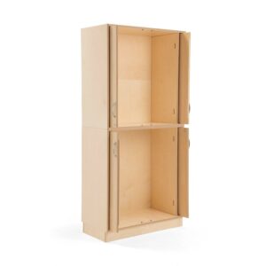 Drewniana szafa do przechowywania, 2100x1000x490 mm, brzoza