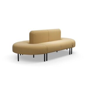 Sofa VARIETY, zamknięta, tkanina Pod CS, żółty