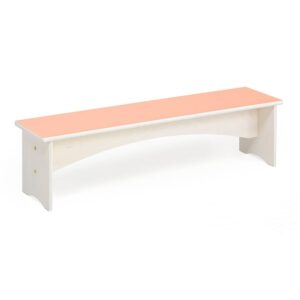 Ławka SIGGE, 1200x300x300 mm, pomarańczowy