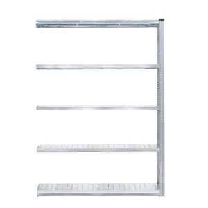 Regał TRANSFORM, moduł dodatkowy, 5 półek, 2500x1500x600 mm