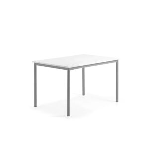 Stół BORÅS, 1200x800x720 mm, blat z funkcją tablicy suchościeralnej, szary aluminium