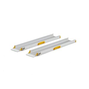 Teleskopowa rampa najazdowa, obciążenie 205 kg/para, 2100x200x50 mm