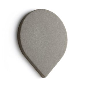 Panel akustyczny POLY, kropla, 965x800x56 mm, ścienny, brązowy