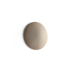 Panel akustyczny POLY, łukowaty okrąg, Ø550x140 mm, ścienny, beżowy