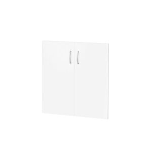 Drzwi do regału FLEXUS, ukrywają 2 półki, 810 mm, biały