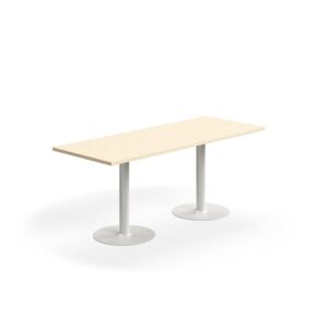 Stół VERTICUS, 1800x700x720 mm, brzoza/biały