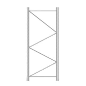 Rama regału paletowego ULTIMATE, 2500x1100 mm, 9500 kg