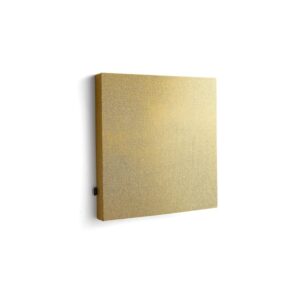 Panel akustyczny POLY, kwadratowy, 600x600x56 mm, ścienny, żółty