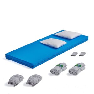 Zestaw do drzemki EXTRA, pianka, szary