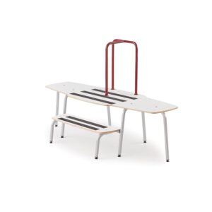 Platforma do przebieralni PRAKTISK, 1445x625x430 mm