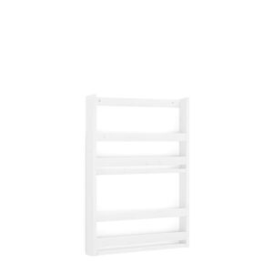 Ścienny stojak na prasę, 600x70x800 mm, biały